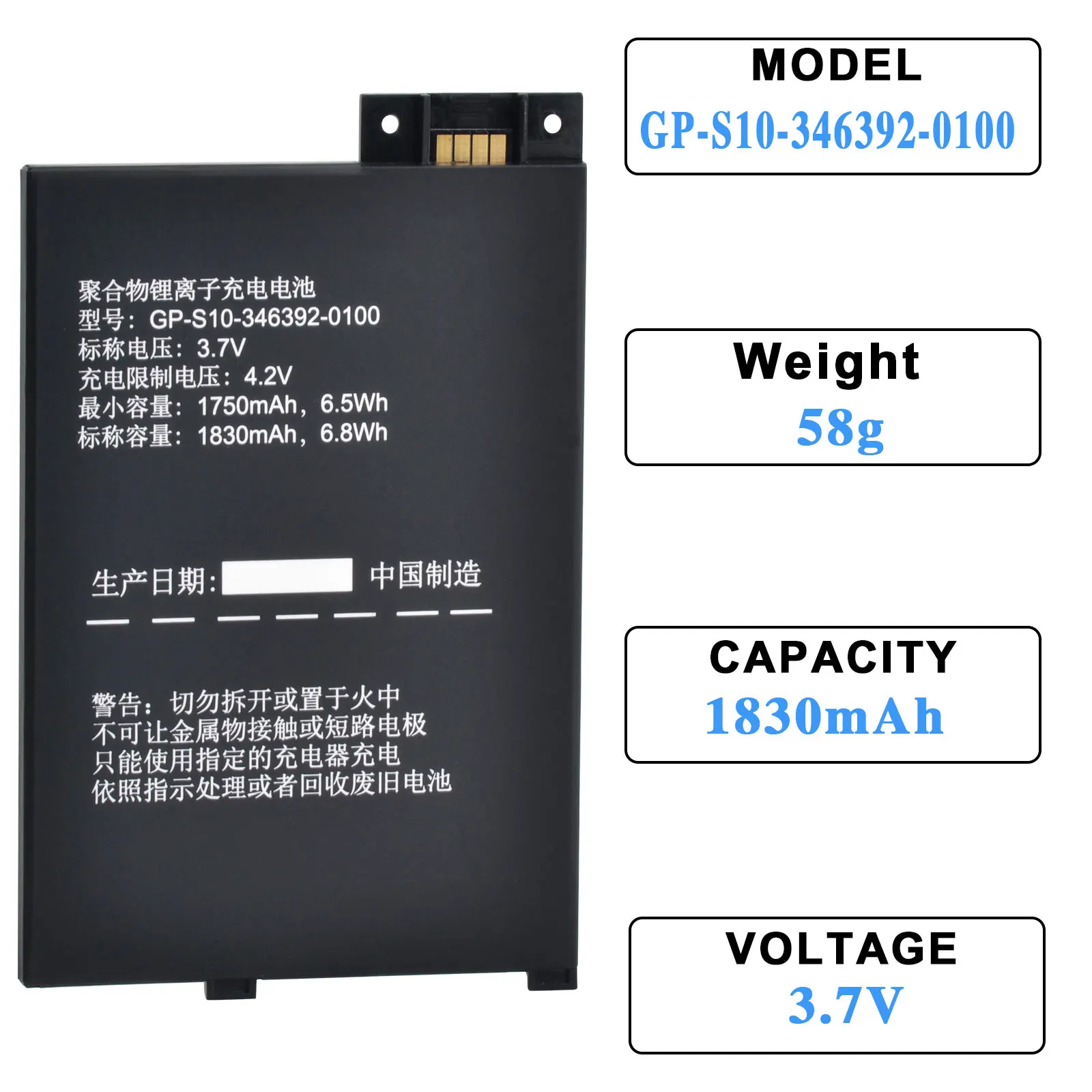 GP-S10-346392-0100 Kindle Battery 1750mAh, S11GTSF01A Rechargeable Battery for Amazon Kindle 3, K3, Kindle Keyboard III E-reader
