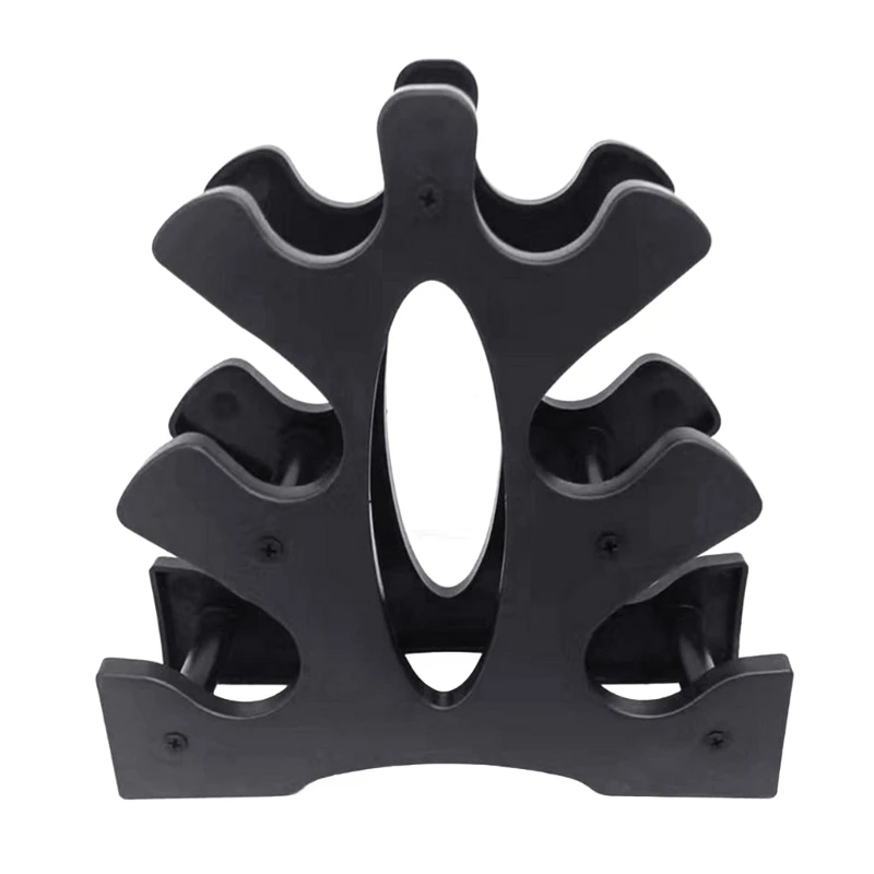 Small Dumbbell Rack Stand 3Tiers Dumbbell Bracket Dumbbell Storage Stand Hand Weight Tower Stand Accessory for Homes Gym Storage