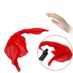 1set Flying Silk Magic Tricks Electronical Silk Flying Device For Magician Stage Street Illusion Props Accessories Gimmick Funny