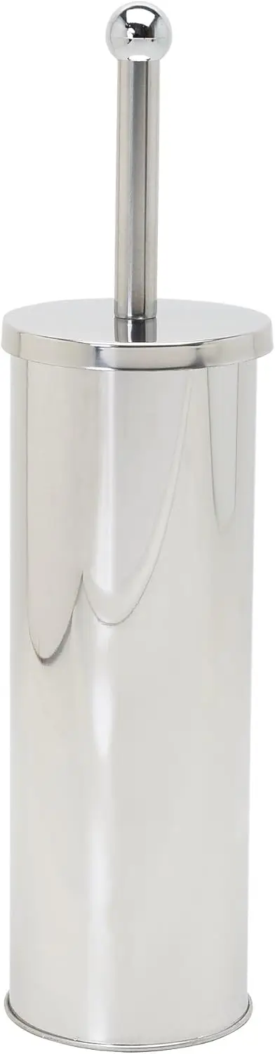 

Stainless Steel Toilet Brush and Holder Set, Rust Resistant with Stiff Bristles for Discreet Bathroom Cleaning
