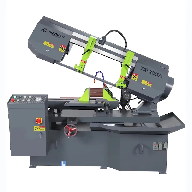 TA-28SA Band Sawing Machine 45 90 Degree Mould Metal Angle Stainless Steel Square Pipe Angle Cutter