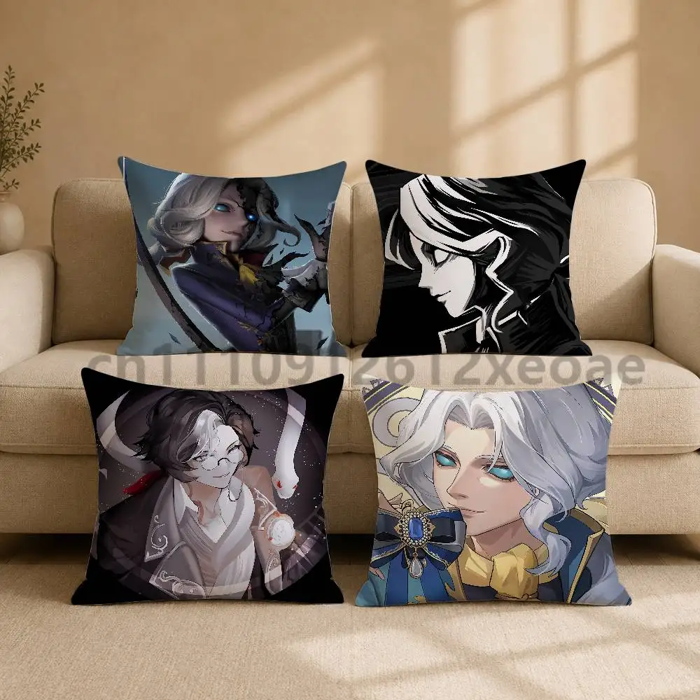 Identity V Joseph Double-Sided Printed Pillowcase Cushion Cover for Sofa Bed Couch Living Room Home Decor