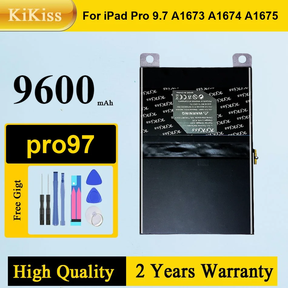 

Pro97 9600Mah Tablet Battery For Apple Ipad Pro 9.7 A1673 A1674 A1675 Durable Replacement