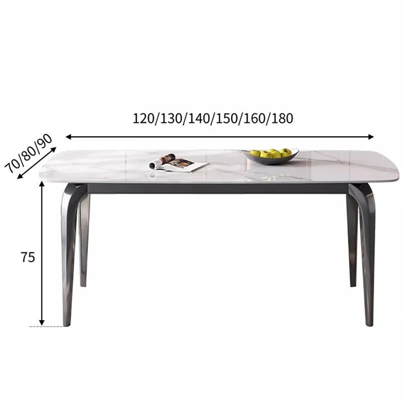Marble Minimalist KitchenTables Warm Keep Decoration Dining Tables Modern Design Tavolo Rotondo Pranzo Dining Room Furniture