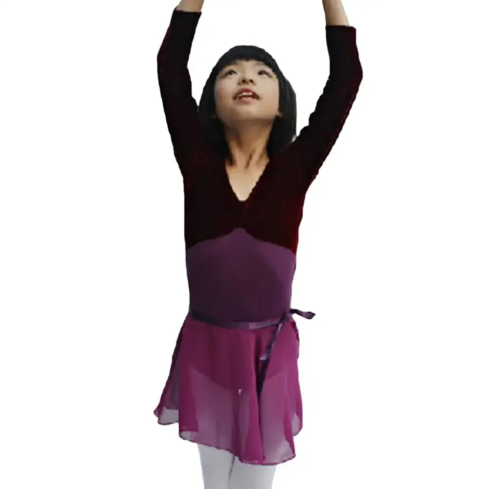 Kid/Adult Ballet Tutu Ballerina Dance Class Costumes Gymnastics Leotard Dancewear Tied Skirt Dance Birthday Party Clothes