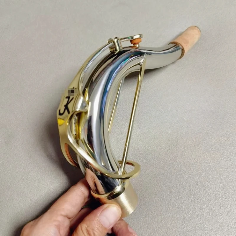 

Copper tenor saxophone bend neck, lower B tenor bend neck bend pipe elbow universal sound is good and can be customized
