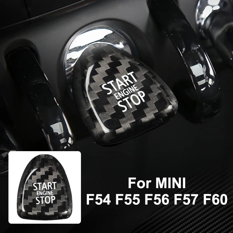 For MINI One Cooper S JCW F54 F55 F56 F57 F60 Car Ignition Start Button Decorative Sticker Interior Modification Accessories