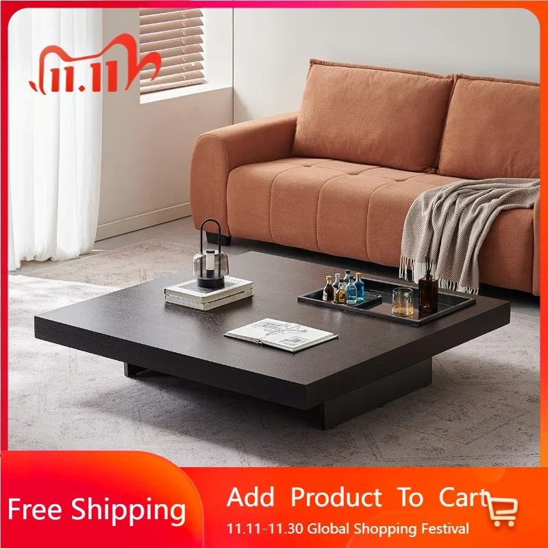 

Black Design Coffee Table Low Chinese Style Luxury Living Room Save Space Salon Side Table Design Meubles Ornaments Home Decor