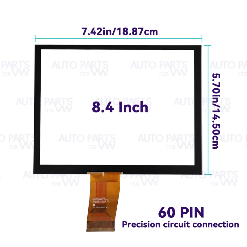 For LA084X01 (SL)(01) LA084X01 (SL)(02) 8.4 Inch Glass Touch Screen Panel Digitizer Lens LCD GPS Navigation Radio For Dodge Jeep