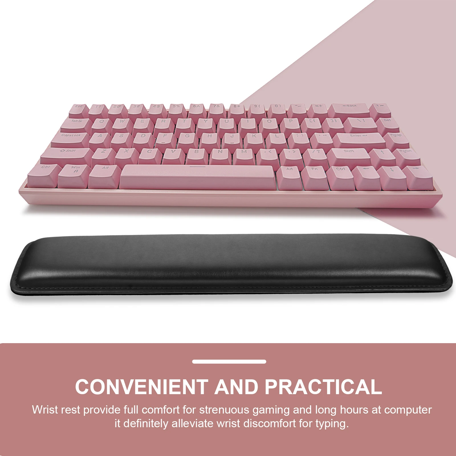 

Wrist Anti-Slip Keyboard Pad Work Hand Support For Gaming Typing Work Hand Fatigue Relief Computer Accessories