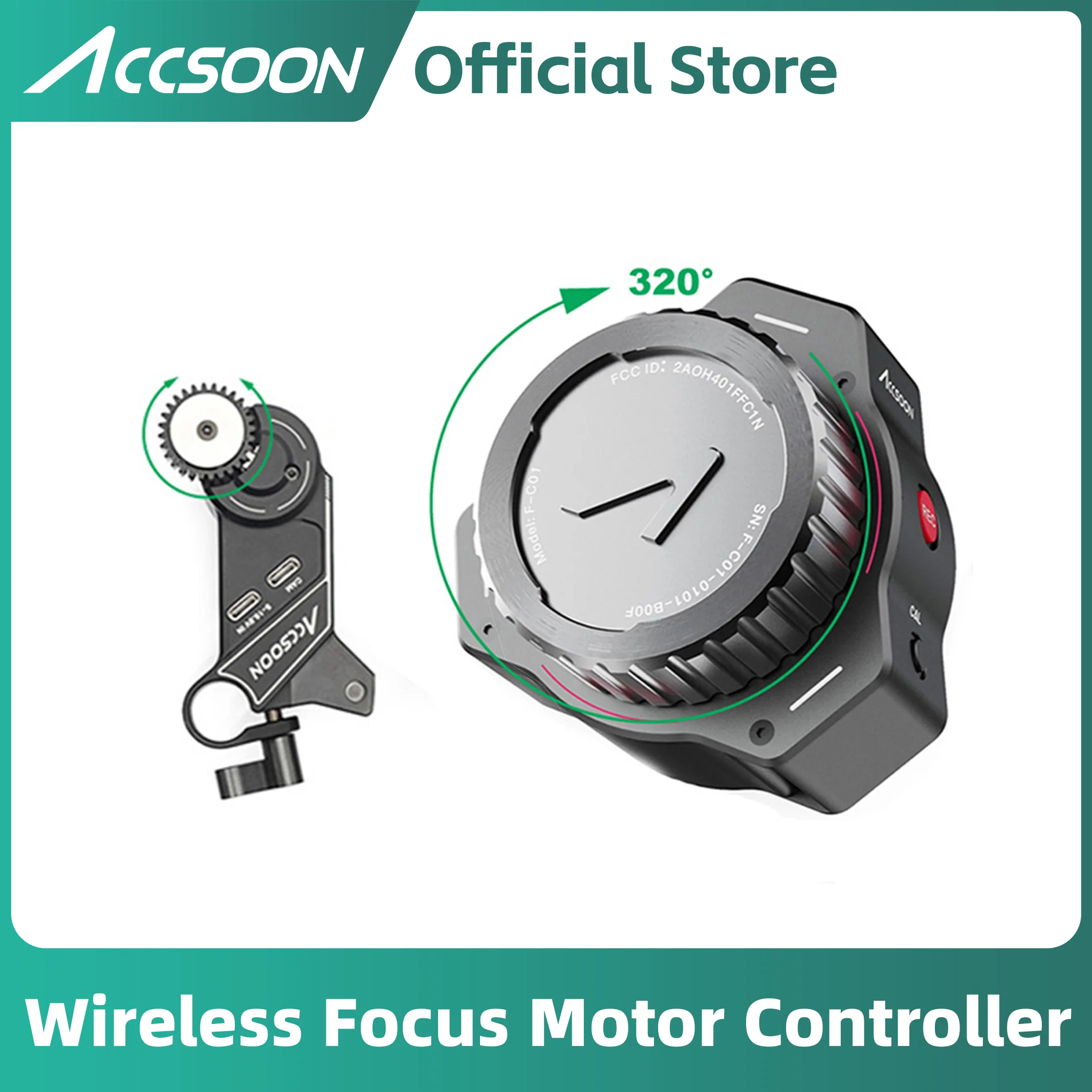 

Accsoon Focus Motor Wireless Lens Control System F-C01 Follow Focus for Gravity G2X and DJI Ronin-S Stabilizer DSLR Accessories