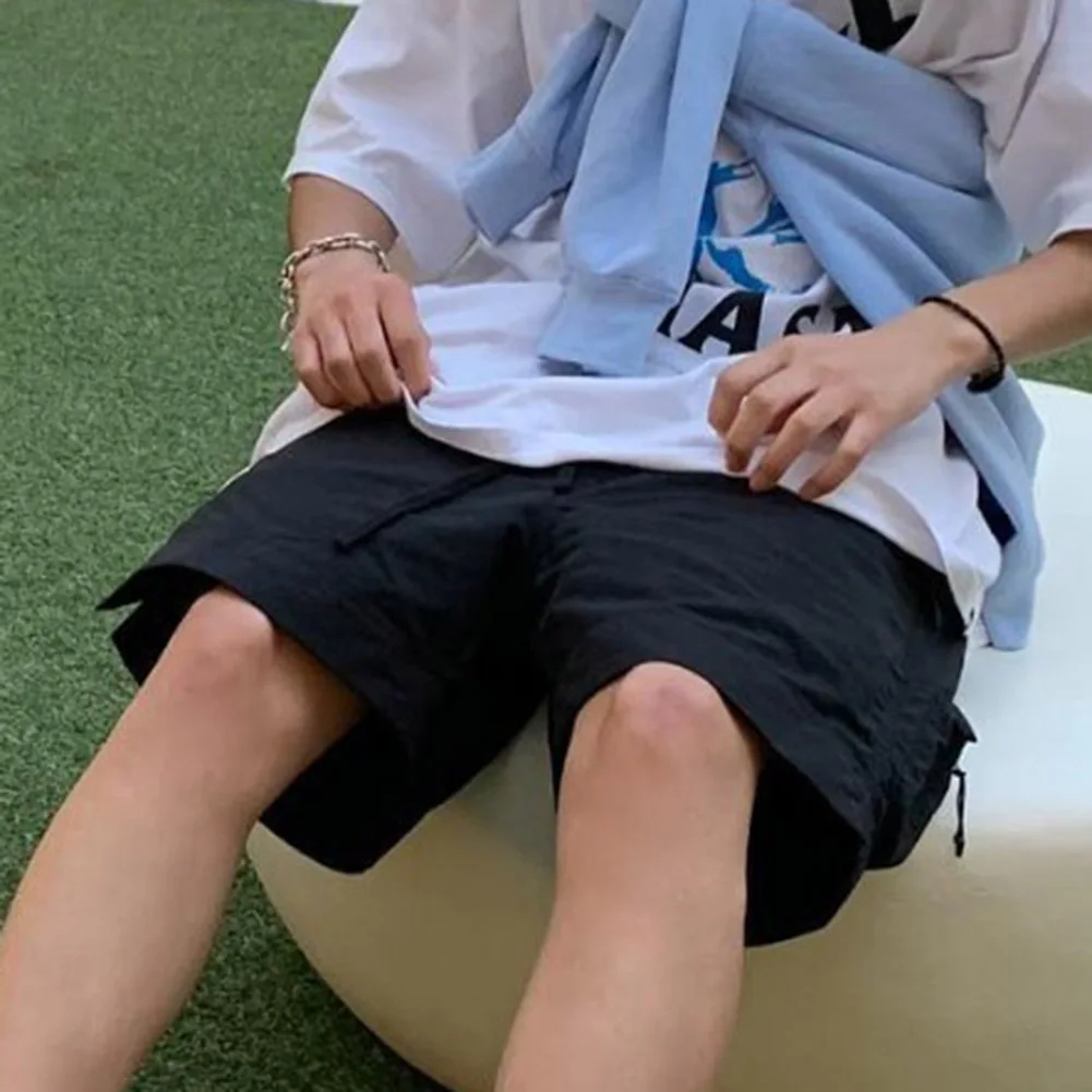 نزهات غير رسمية سراويل متعددة الجيوب شورت صيفي مريح للرجال شورتات غير رسمية ملابس عطلة بخمس نقاط