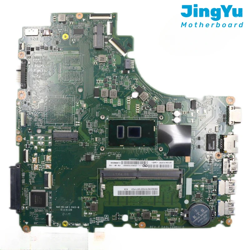 

For Lenovo Ideapad V310-15IKB Laptop Motherboard DA0LV6MB6F0 Mainboard with I3-7100U CPU UMA DDR4 4GB-RAM 100% Tested Ok