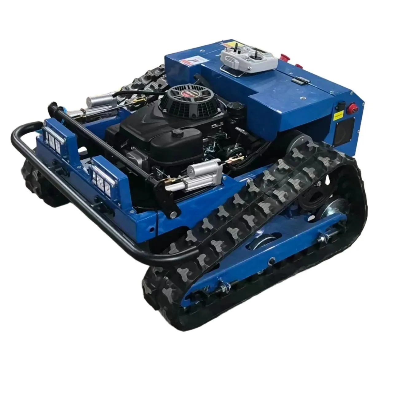 9.5HP Hybrid Crawler Remote Control Lawn Mower 550mm Cutting Width 50° Slope All Terrain Grass Cutter Robot