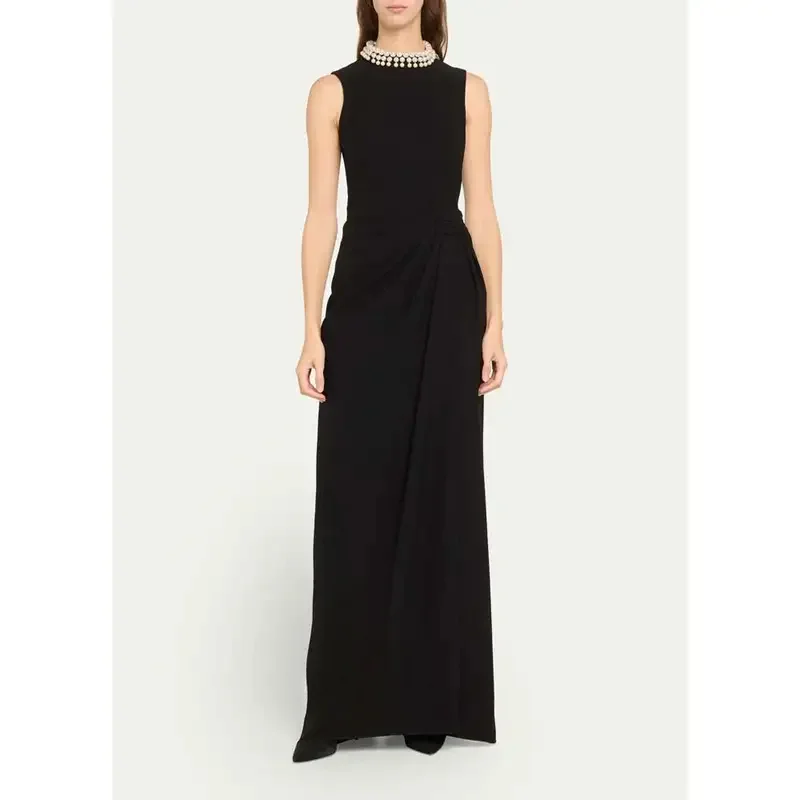 

Little Daisy CustomizedEvening Dress Floor Length Sleeveless Summer Elegant Wedding Party Gowns For Women Arab 2024Fu