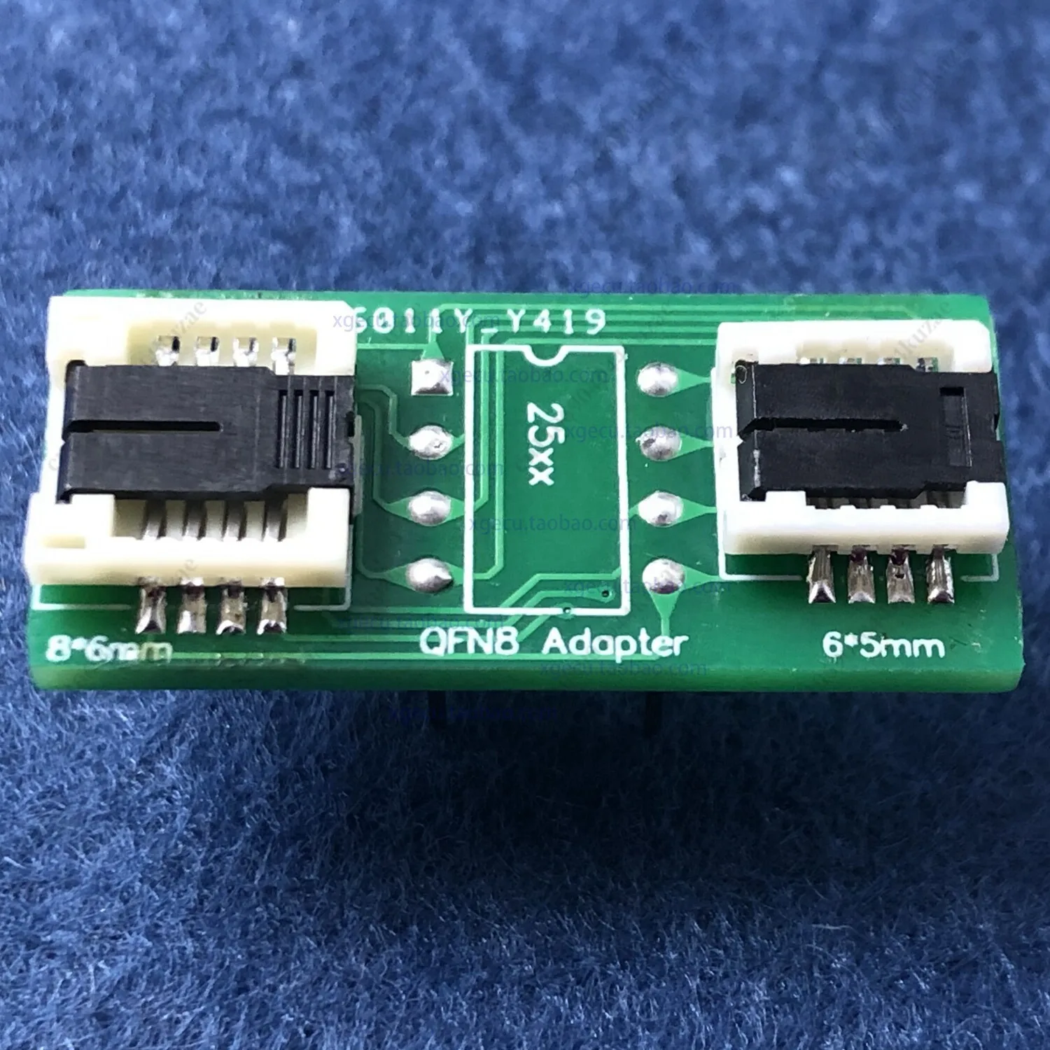 QFN8 WSON8 MLF8 to DIP8 2-in-1 Programming Adapter Socket, Compatible with 65 and 86 Size Chips