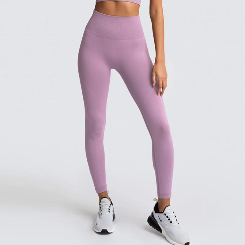 Frauen nahtlose Yoga Leggings Push-up Sport Leggings Fitness Fitness Sport Legging enge Workout Mode Butt Lift Laufhose