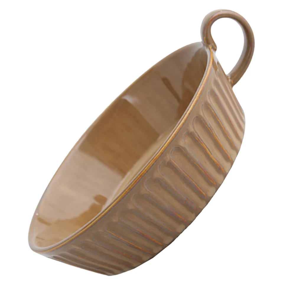 

Ceramic Fruit Tray Multipurpose Baking Dish Daily Use Fruit Salad Snack Plate Serving Bowl for Pasta Dessert Breakfast Tableware