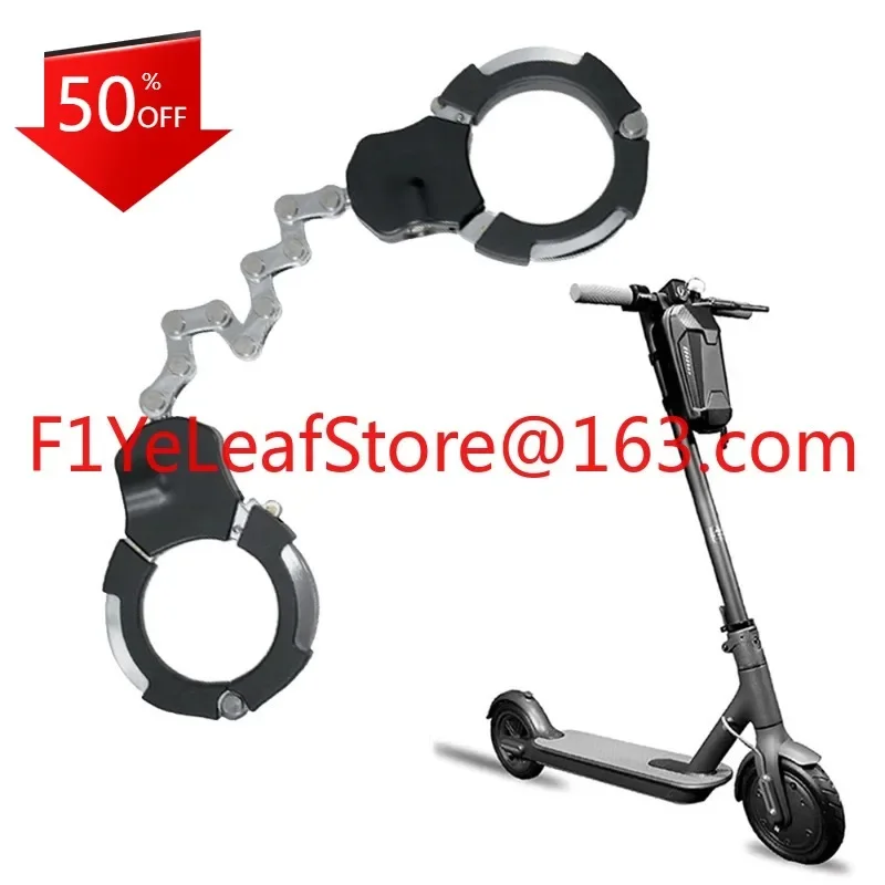 Heavy Duty motorcycle Bike scooter cuff  Bicycle Chain Scooter Accessories part grip loop Electric Pedicab