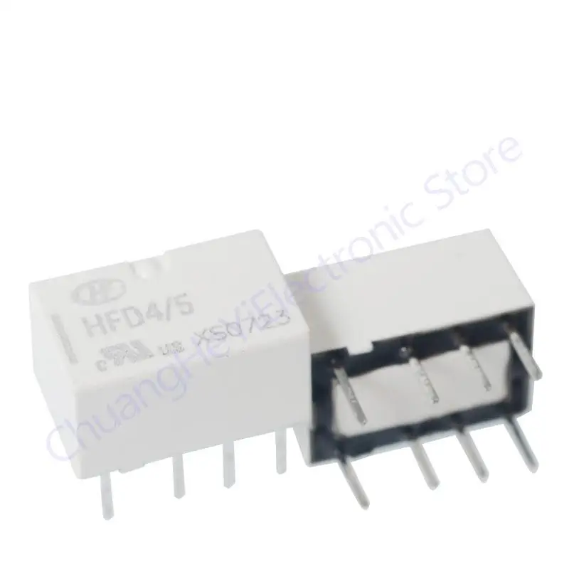 5pcs/lot Signal Relay HFD4/3 HFD4/5 HFD4/12 HFD4/24 HFD4/3/5/12/24 3V 5V 12V 24V 2A 8PIN Two sets of conversion DIP8