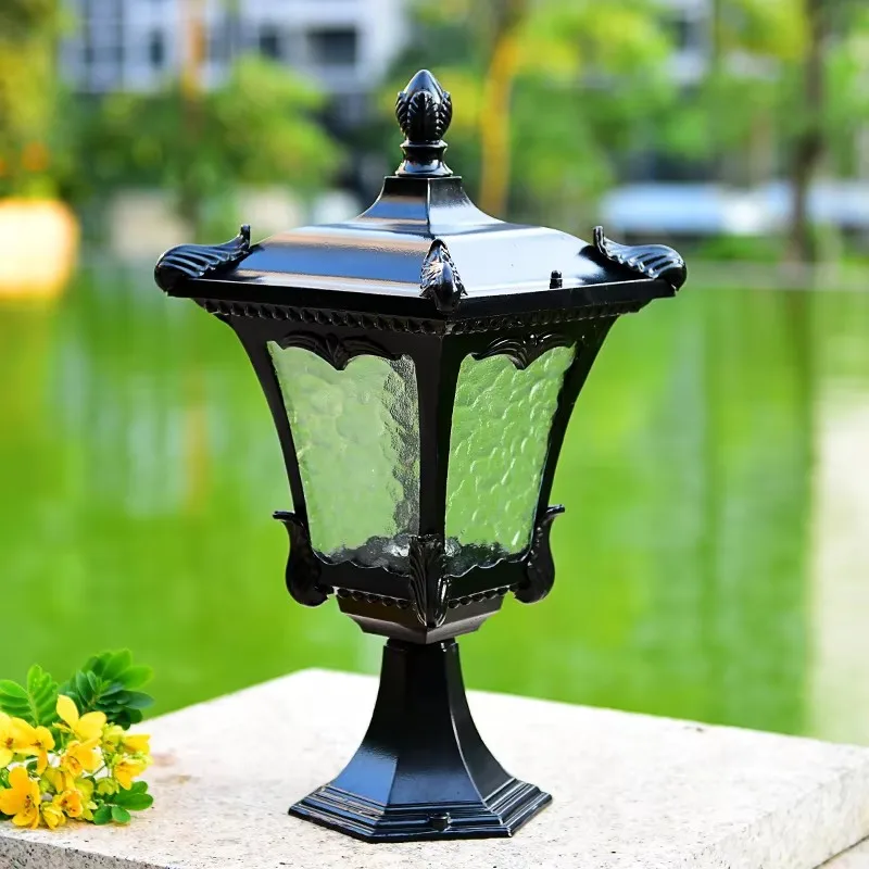 Led Waterproof Outdoor Column Lamp, Garden Beautification Decoration, Villa Garden Wall Lamp, Courtyard Lamp, Column Headlight