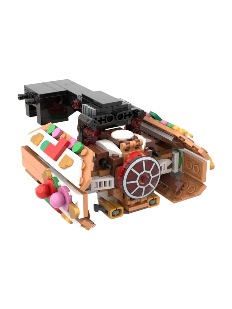 

Пряники Новый научно-фантастический робот, космический корабль, строительный блок, модель «Космические войны», рождественский подарок, робот, серия фильмов MOC-238203