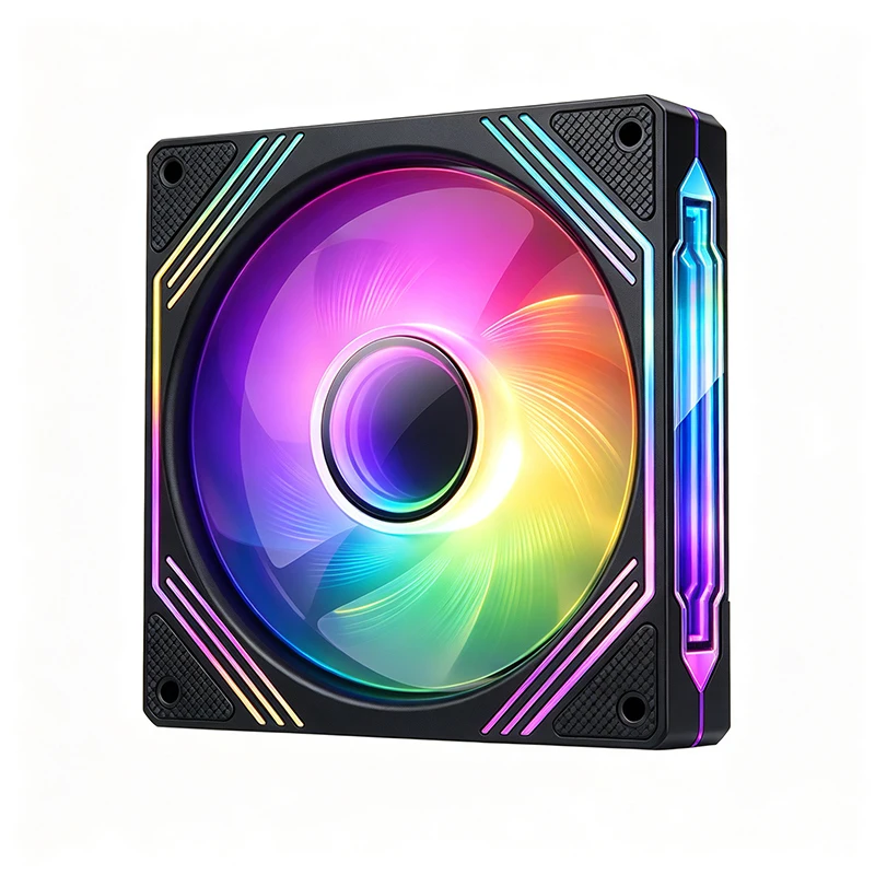 UPSIREN PF-14 PRISM 4PRO Computer Chassis Fan 14cm ARGB 4 Pin PWM Quiet Cooling Fan 12V Large Air Volume 61.5CFM/650-1800RPM