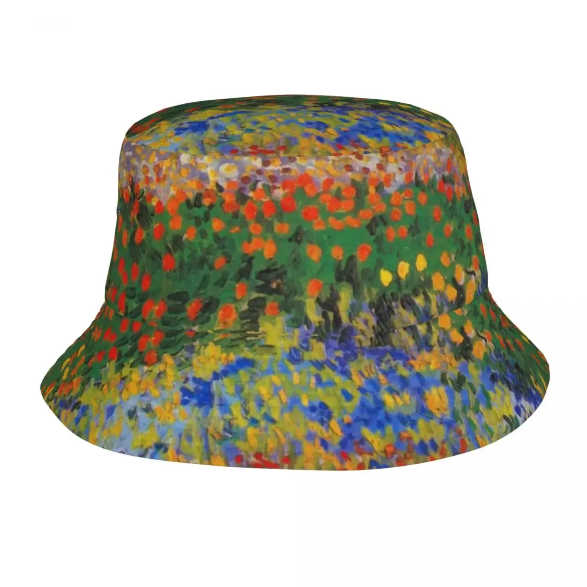 Foldable Flower Garden Painting By Vincent Van Gogh Bucket Hat For Women Men Printed Summer Travel Beach Fisherman Cap