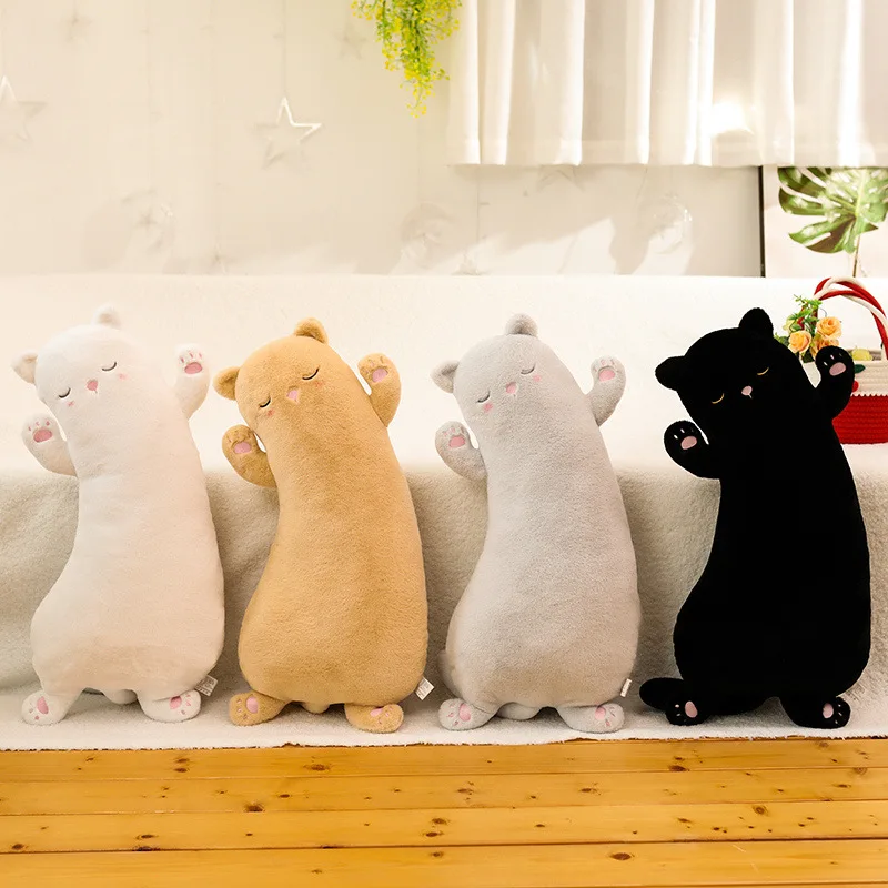 

Cute Cat Long Plush Toy with PP Cotton Filling Animal Doll