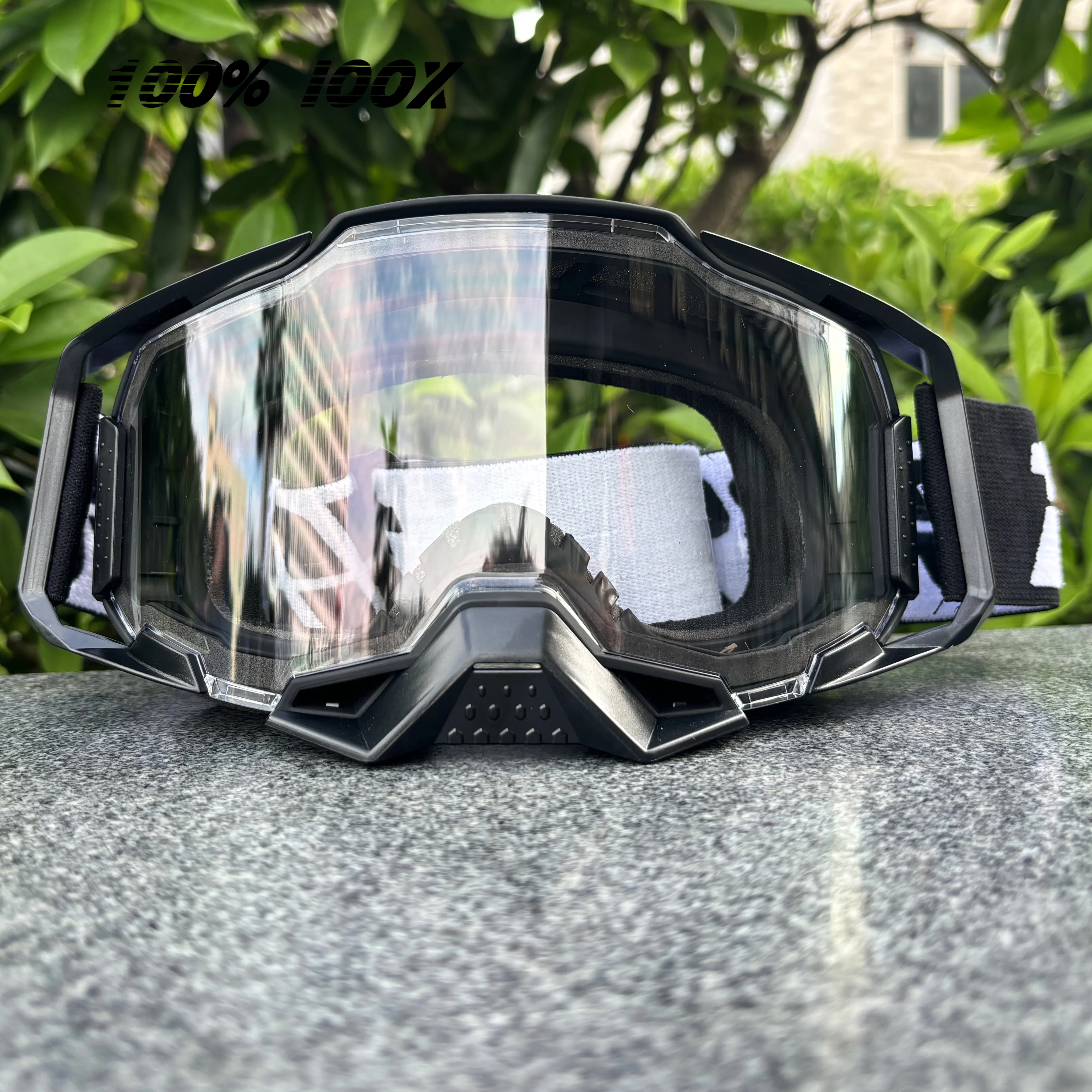 Motorcycle Goggles Motocross Glasses MTB ATV MX Off-road Goggles Mask Removable Lenses Windproof UV Protection Outdoor Cycling