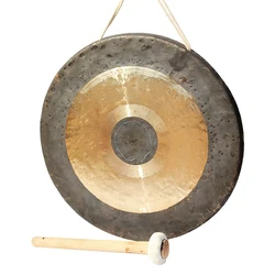 Percussion Musical Instruments Musical Instrument Crotalos Copper Gong Pure 60CM80cm Loud Copper Gong Meditation Accessories