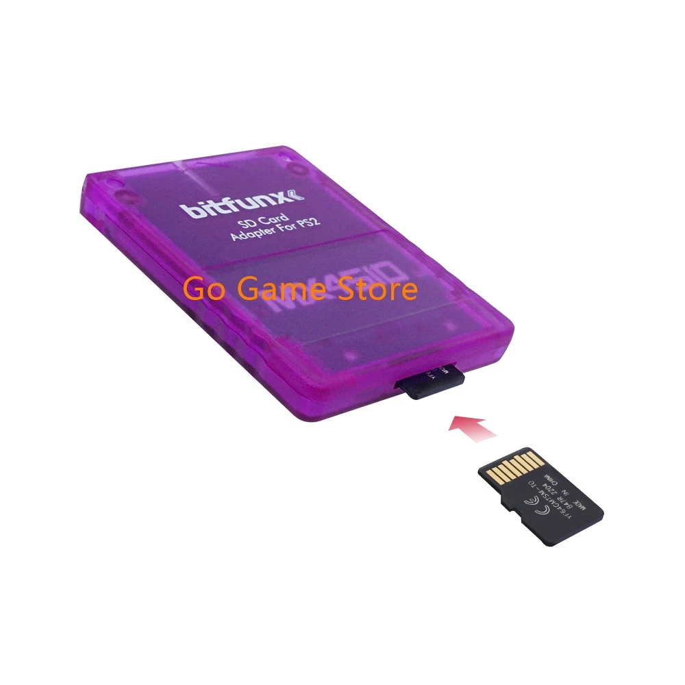 1 шт. адаптер TF/SD для консоли PS2 MX4SIO SIO2SD карта памяти программическая игровая карта прозрачный корпус адаптер карты