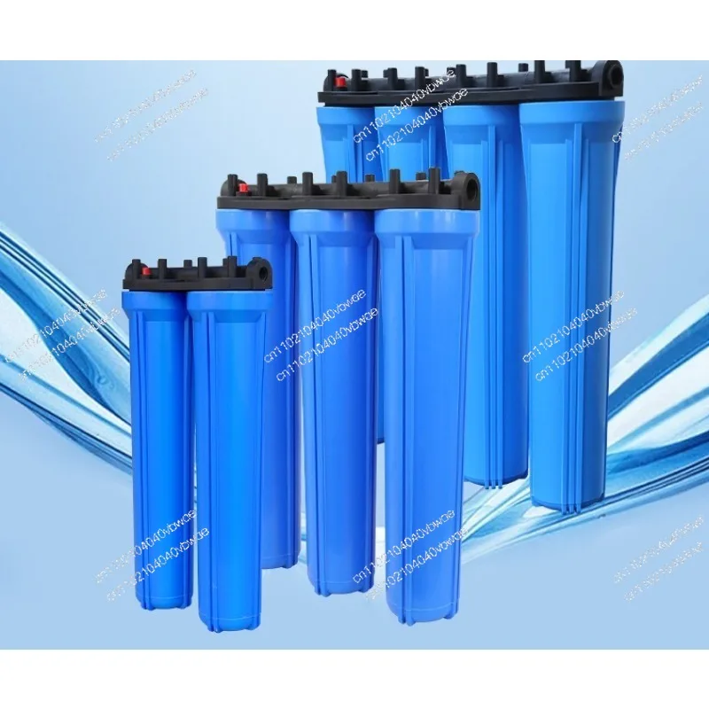 Water purifier accessories, filter bottle, pre-filter 20-inch large fat filter bottle - copper tooth model (1 inch port)
