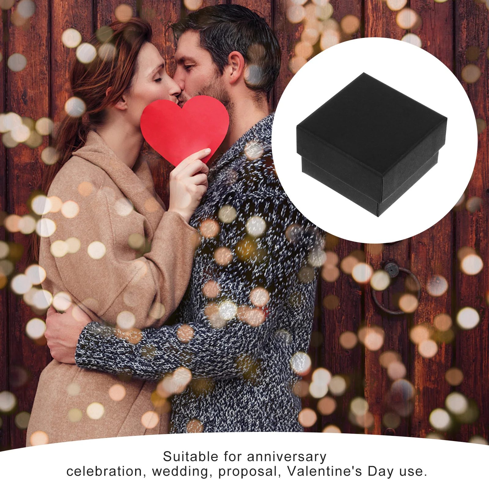 

24Pcs Retro Appearance Jewelry Gift Cases Premium Material Long-Lasting Use Exquisite Simple Design Small Jewelry Case