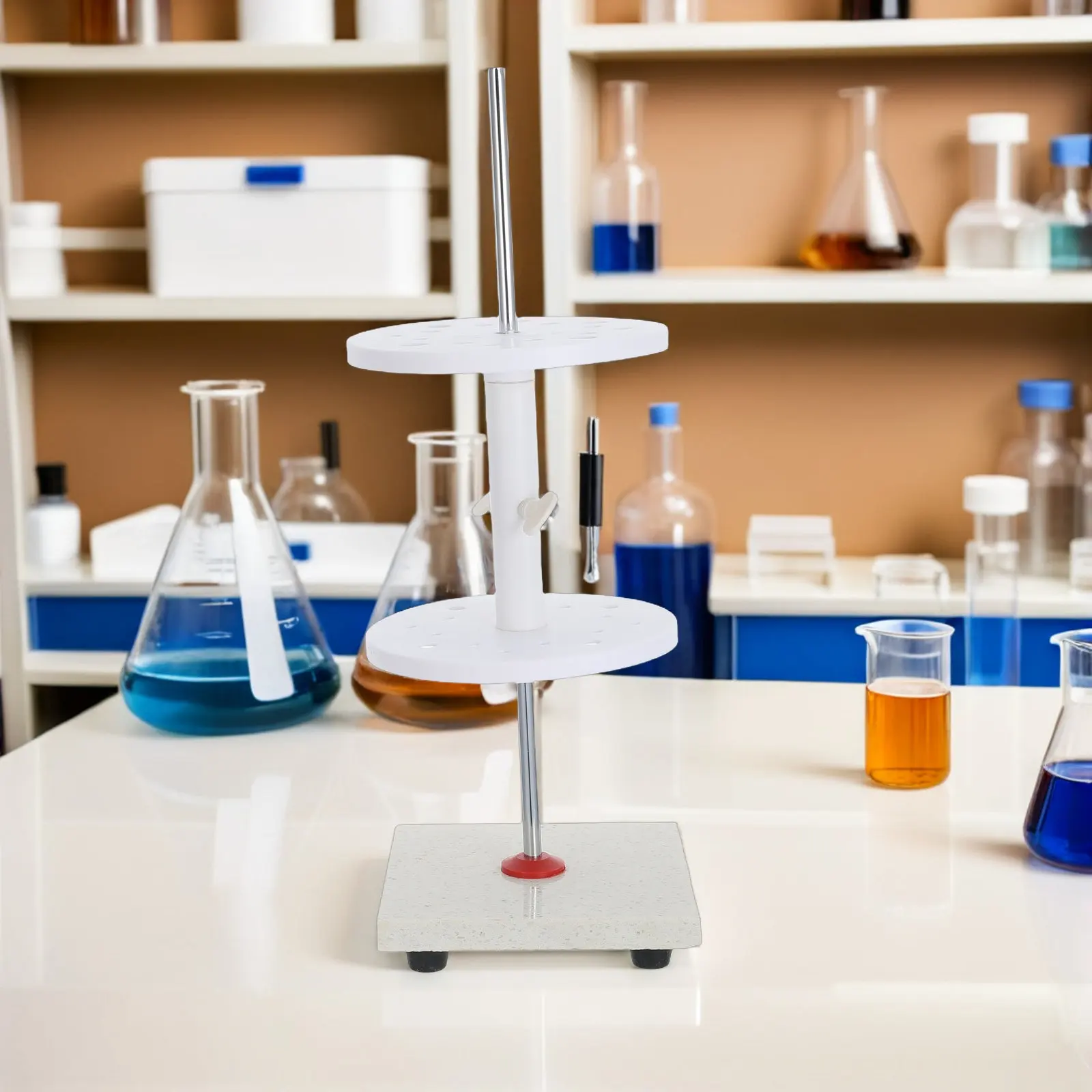 Marble Pipette Rack 16-Hole Stable Chemical Resistant Test Tube Storage Tube Holder Rack Laboratory Supplies Science Lab view 5