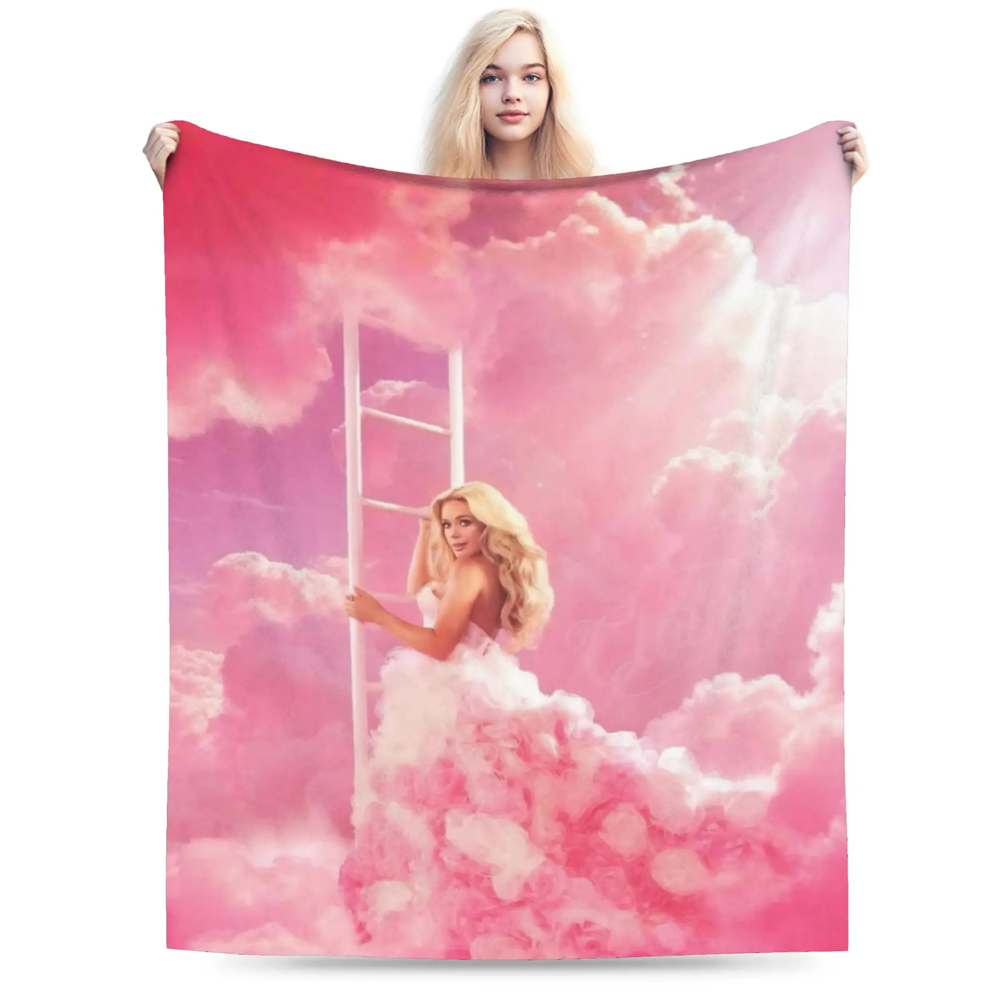 Super Soft Megan Moroney Singer Throw Blanket Premium Flannel Fleece Lightweight  Bed Blanket Cozy Fluffy Bedspread All Season