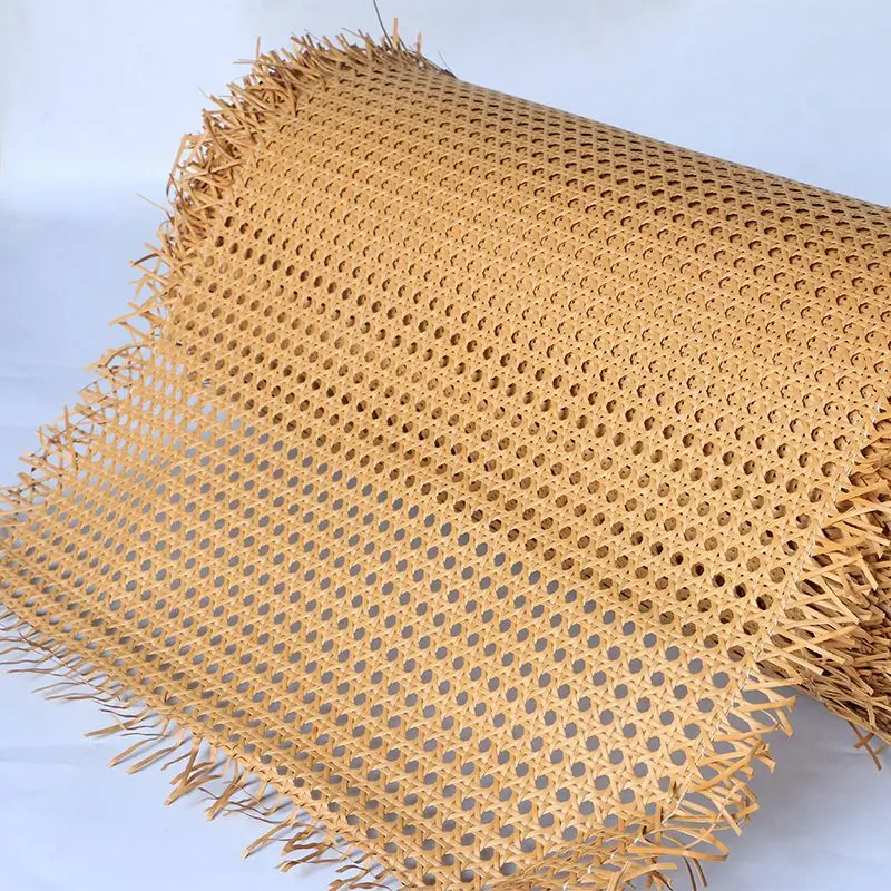 40-55cm Wide DIY Artificial Crude Plastic Rattan Cane Webbing Roll Wicker Sheet Outdoor Decorative Chair Furniture Repair Tools