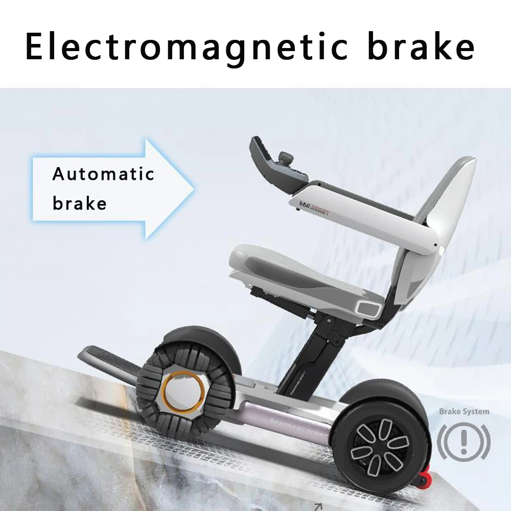 MOBI  APP Remote Control Folding Electric Scooter Power Wheelchair