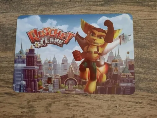 Ratchet & Clank Videospiel-Kunst Metall-Wandschild