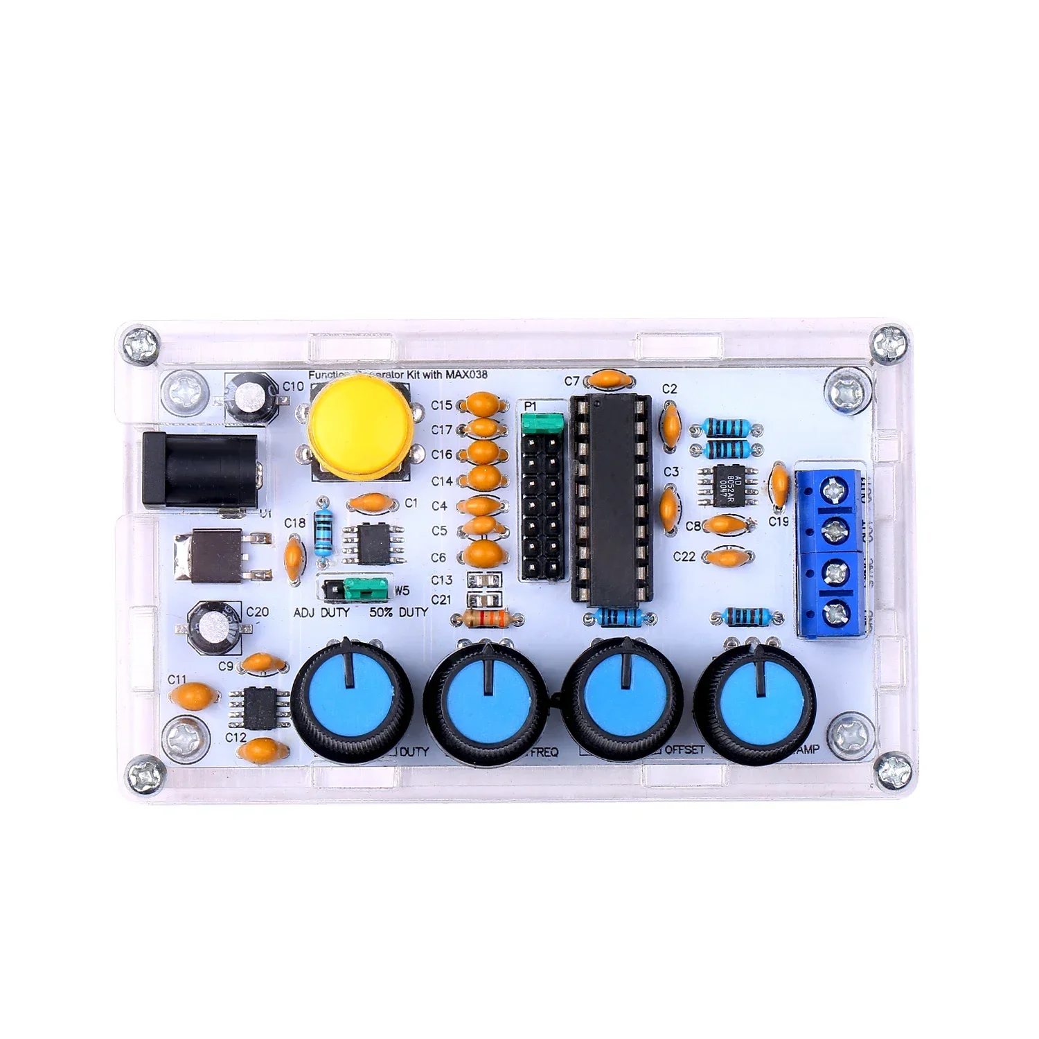 Generator DIY Kit 1Hz～20MHz Function Generator High-speed op-amp Generator Sine/Triangle/Rectangular/Sawtooth