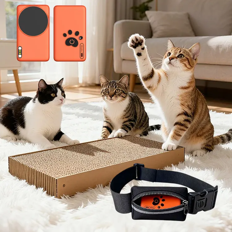 Waterproof GPS Pet Tracker Collar Real Time Location Health Monitoring Activity Alarm Smart Locator For Dogs Cats