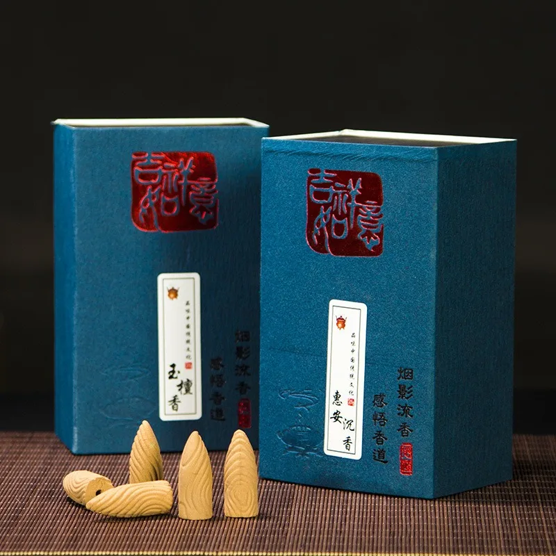 

Natural Sandalwood Backflow Incense Granules for Indoor Air Purifying & Meditation Relaxation, Home Aromatherapy Meditation