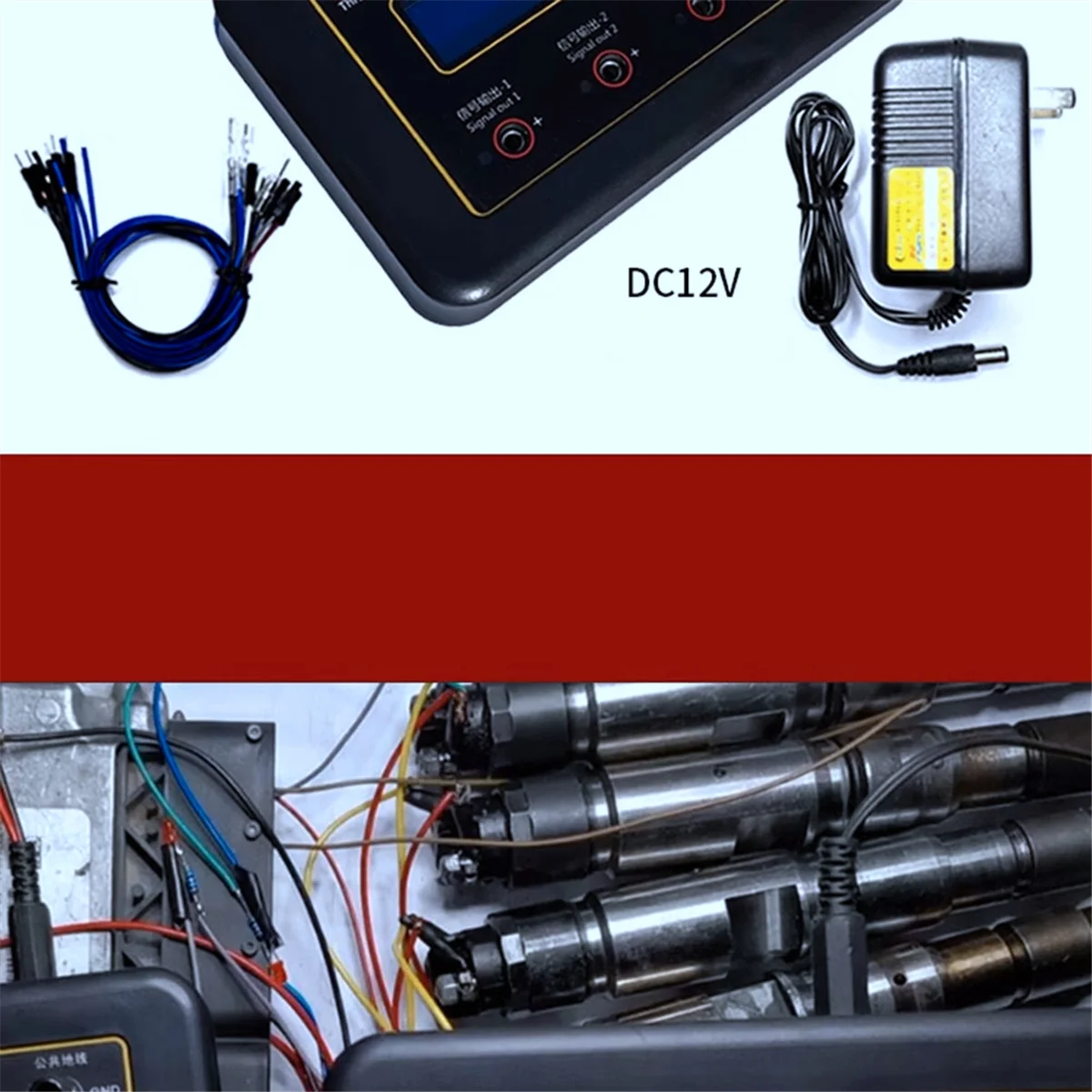 AM-3CH สามช่องรถยนต์สัญญาณเพลาข้อเหวี่ยง Camshaft Sensor จําลอง ECU คอมพิวเตอร์เครื่องทดสอบ US Plug