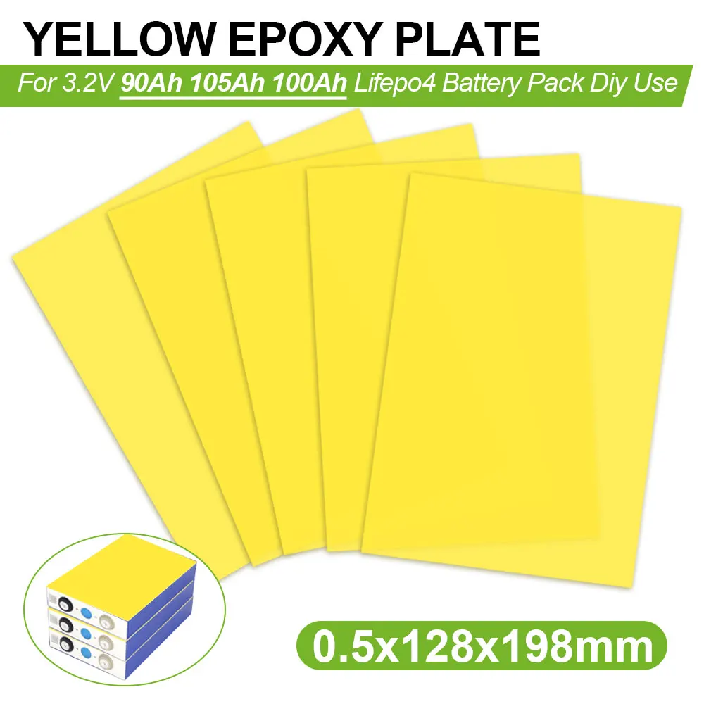 1/5/7pcs 3240 Epoxy Plate Insulating Resin Board 0. 5*128x198mm for 3.2V 90Ah 100Ah 105Ah Lifepo4 Battery Pack Diy Use