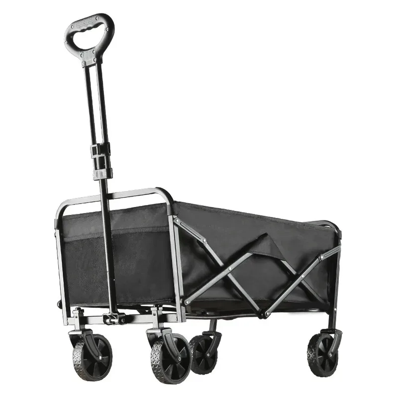 

Outdoor Camping Folding Utility Wagon Cart Heavy Duty Large Capacity Fold Wagon Collapsible Portable Garden Picnic Trolley