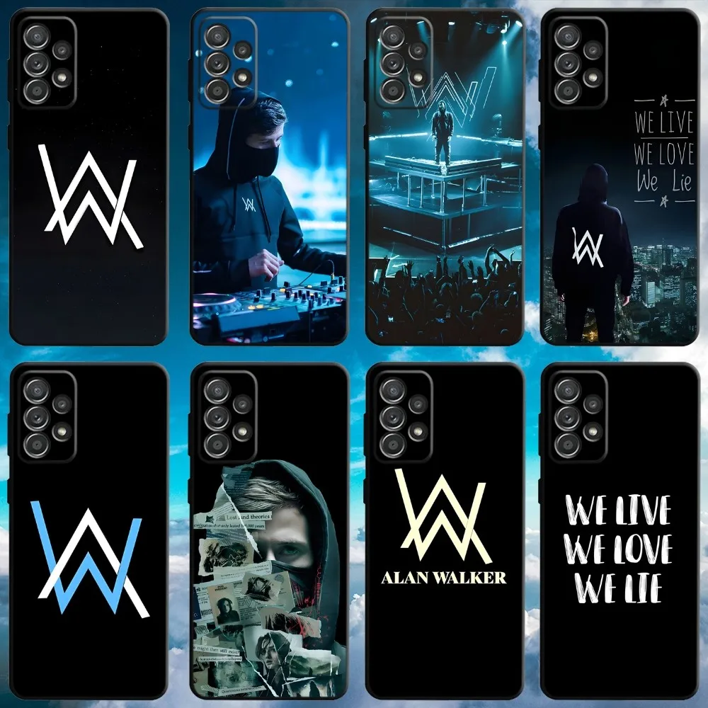 Alan Walker DJ Phone Case For Samsung S21,S22 Ultra,S20,S30 plus,S22 plus,S23,S30 ultra 5G Soft Black Cover