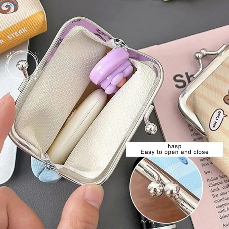 

X7XC Cartoon Capybara Wallets Small Storage Bag Change Bag Change Purse Coin Purse