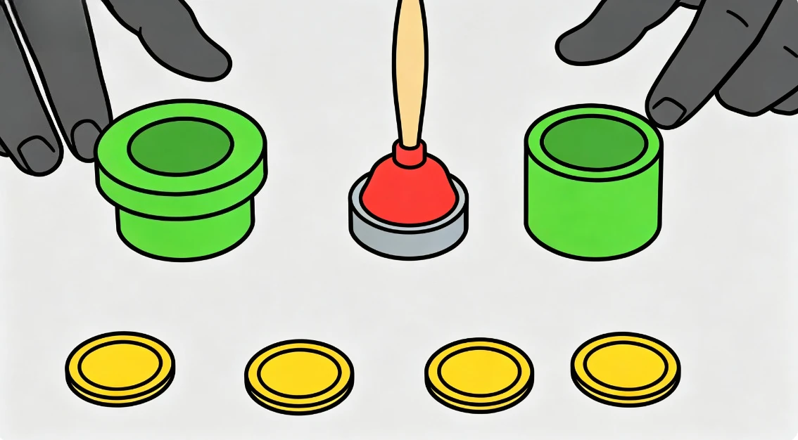 Mysterious Plumber Gimmick by Mago F Money Magic Tricks Coin Money Illusion Close Up Stage Street Magician Kids Show Balloon