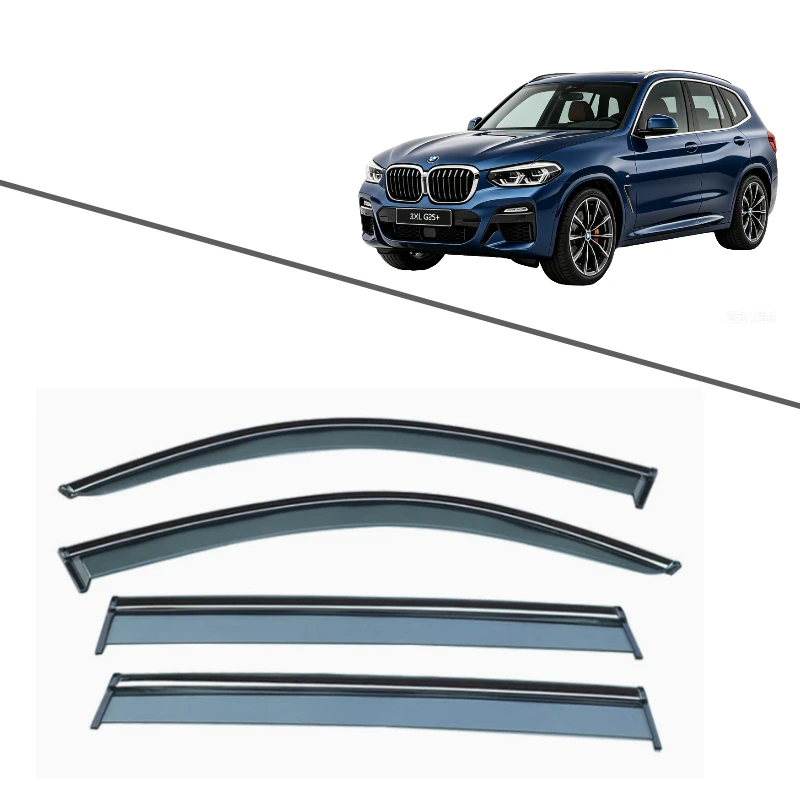 

High Quality Window Visor Fit For BMW X3L G48 2025 Onwards Car Window Rain Deflector Weather Shield For BMW X3