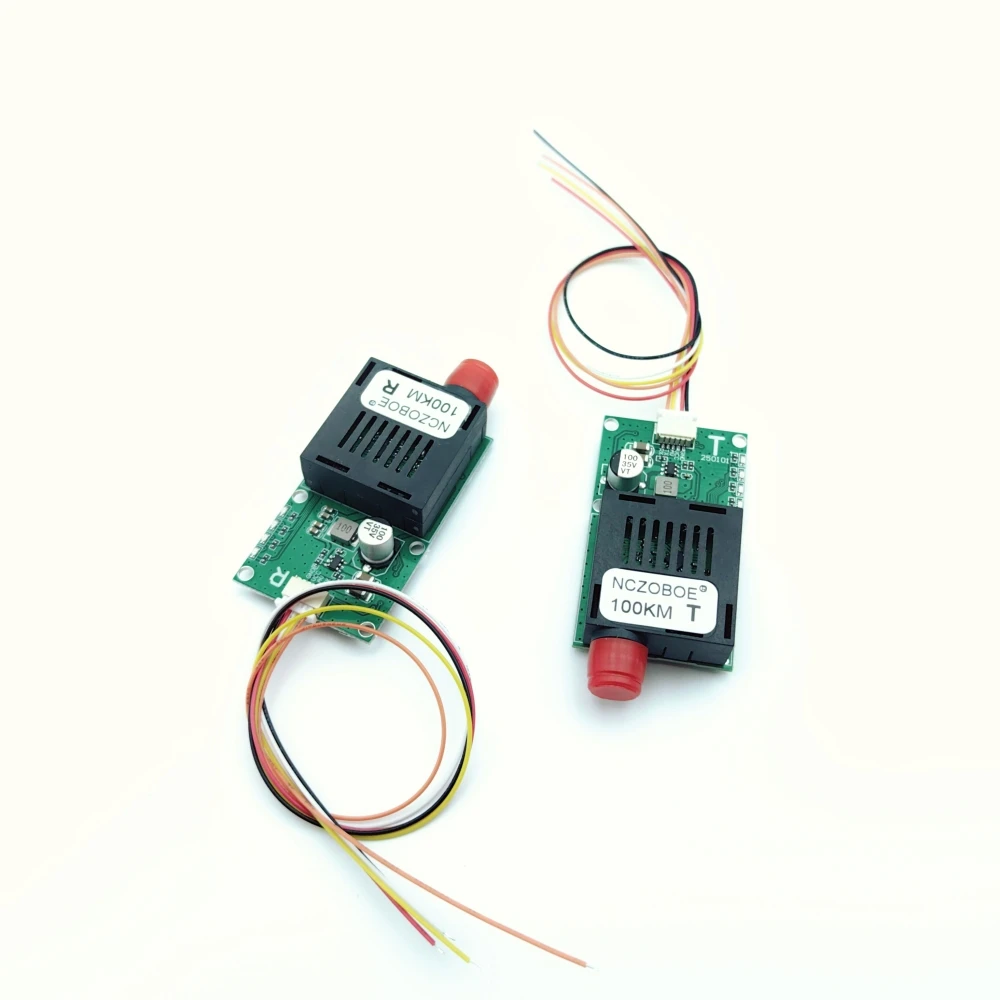 

Оптический приемопередающий модуль NCZOBOE DC 5.5-26V TTL, оптическое терминальное оборудование, интерфейс FC RX/TX/AV/VCC/GND, специально для дронов